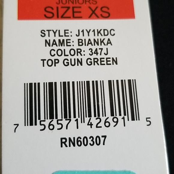 green crop top,, xsmall - Picture 5 of 6